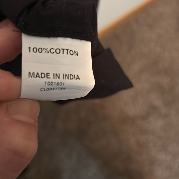 EShakti women’s dress Sz 10 Red & Black Color-block Flowers pockets Cotton NWOT - Picture 7 of 8